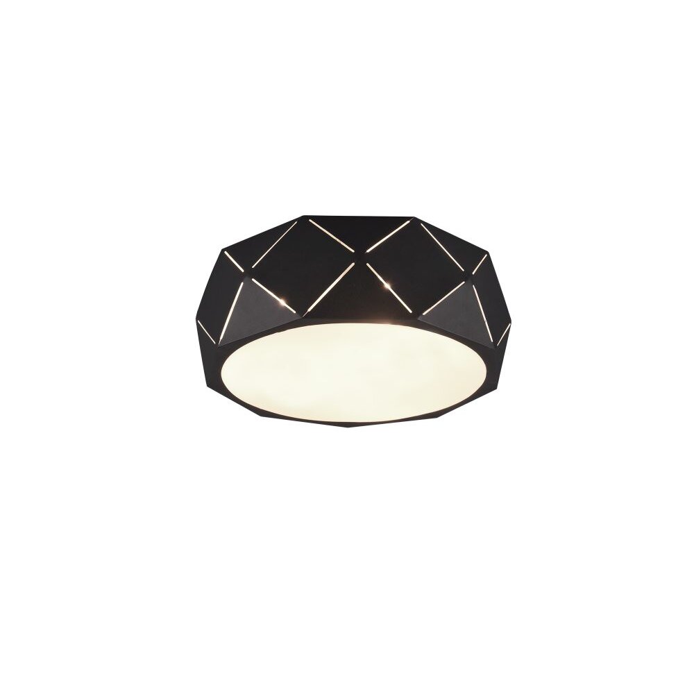 Trio Leuchten ZANDOR Deckenleuchte Schwarz, 3-flammig main product photo