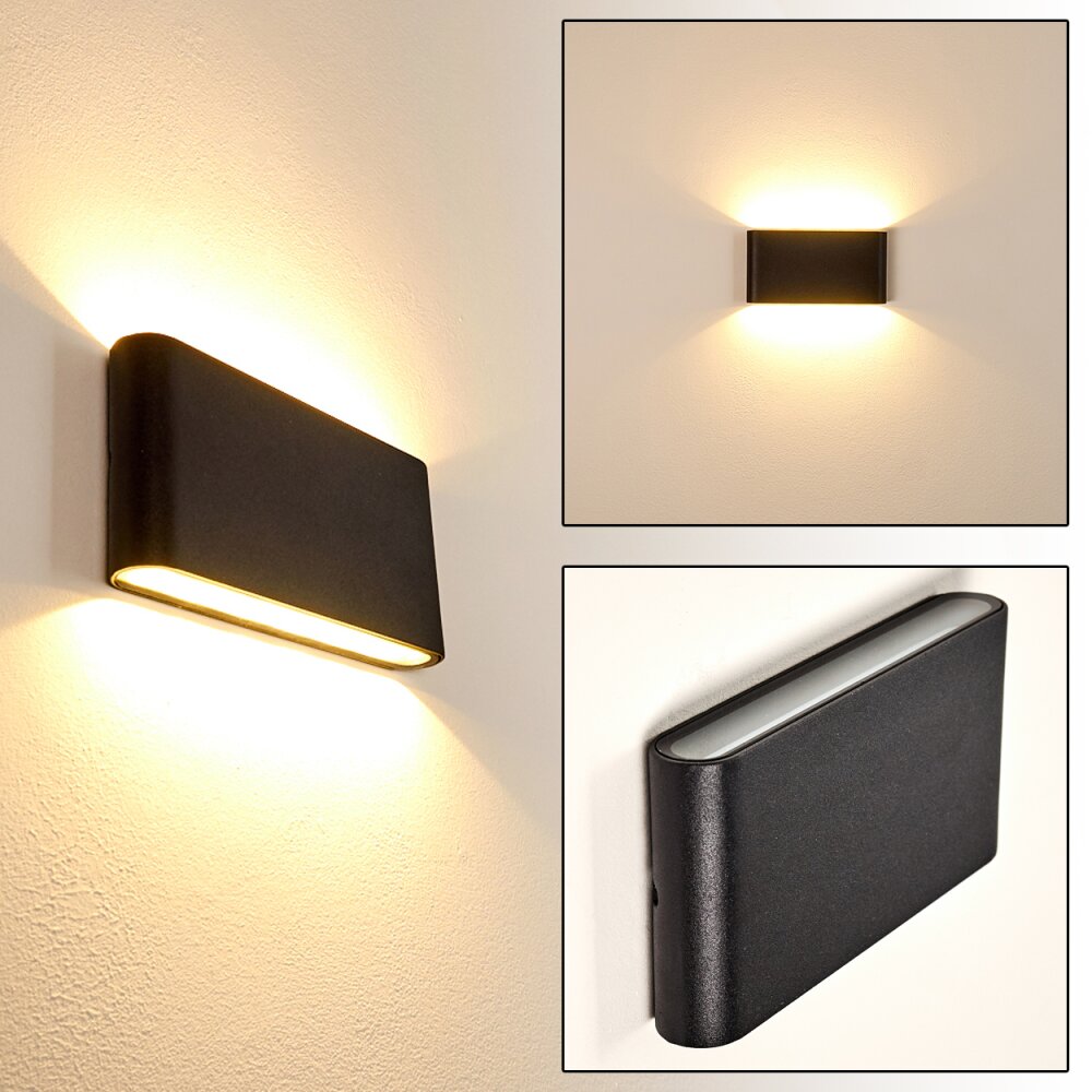 Marsh Außenwandleuchte LED Schwarz, 2-flammig main product photo