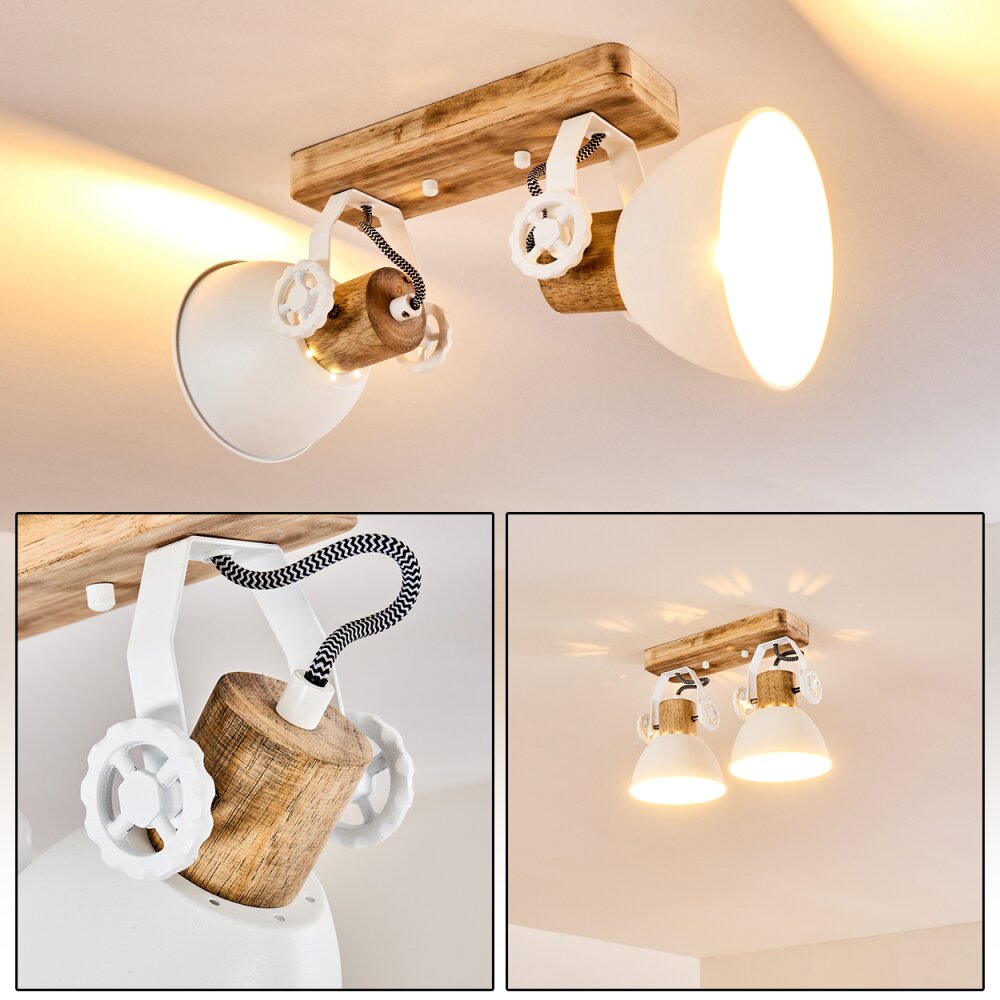 Orny Deckenleuchte Weiß, 2-flammig main product photo