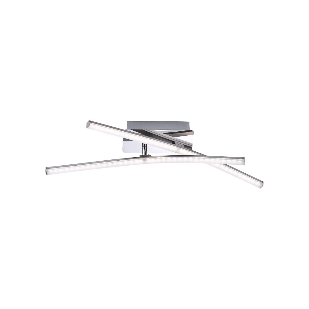 Leuchten Direkt Simon Deckenleuchte LED Chrom, 2-flammig main product photo