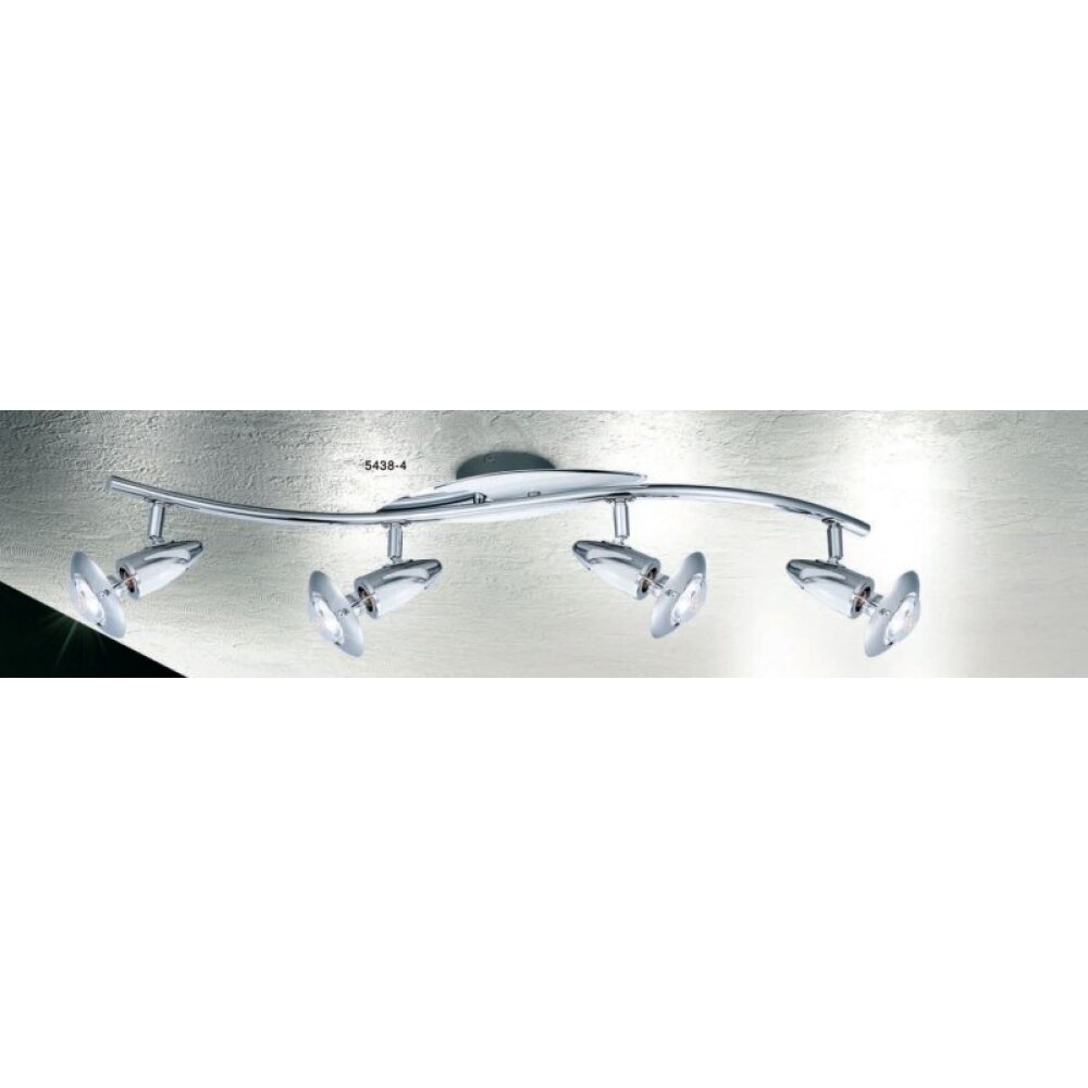 Globo LORD Strahler Chrom, Edelstahl, 4-flammig main product photo