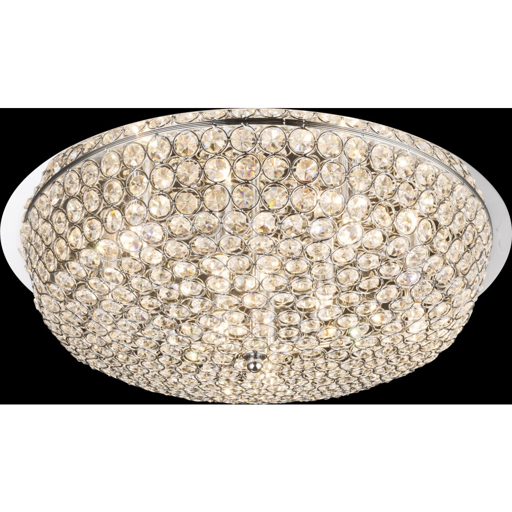 Globo EMILIA Deckenleuchte LED Chrom, 8-flammig main product photo
