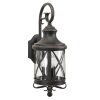 KS Verlichting Romantica Wandleuchte Braun, 3-flammig