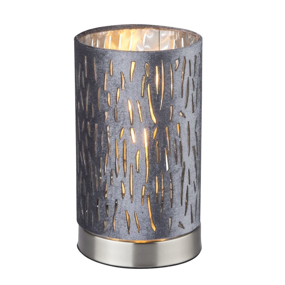 Globo TAROK Tischleuchte Nickel-Matt, 1-flammig main product photo