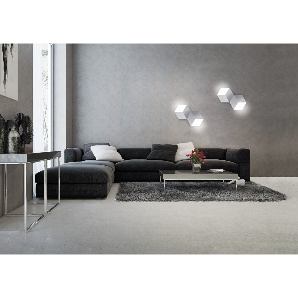 Grossmann GEO Wandleuchte LED Aluminium, 2-flammig main product photo