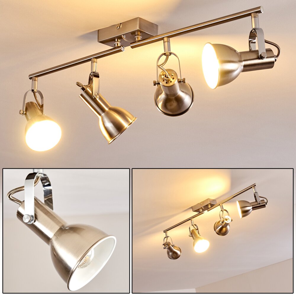 Danikon Deckenleuchte Nickel-Matt, 4-flammig main product photo