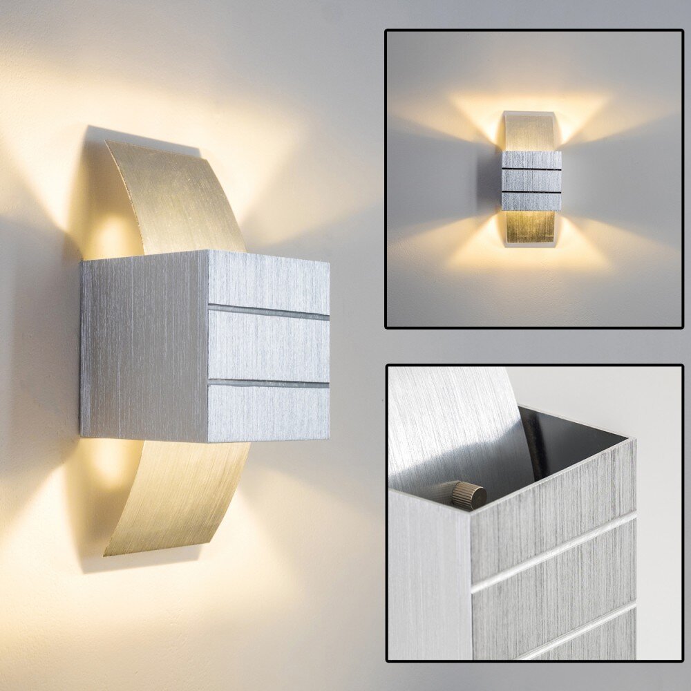 Istanbul Wandleuchte Edelstahl, 1-flammig main product photo