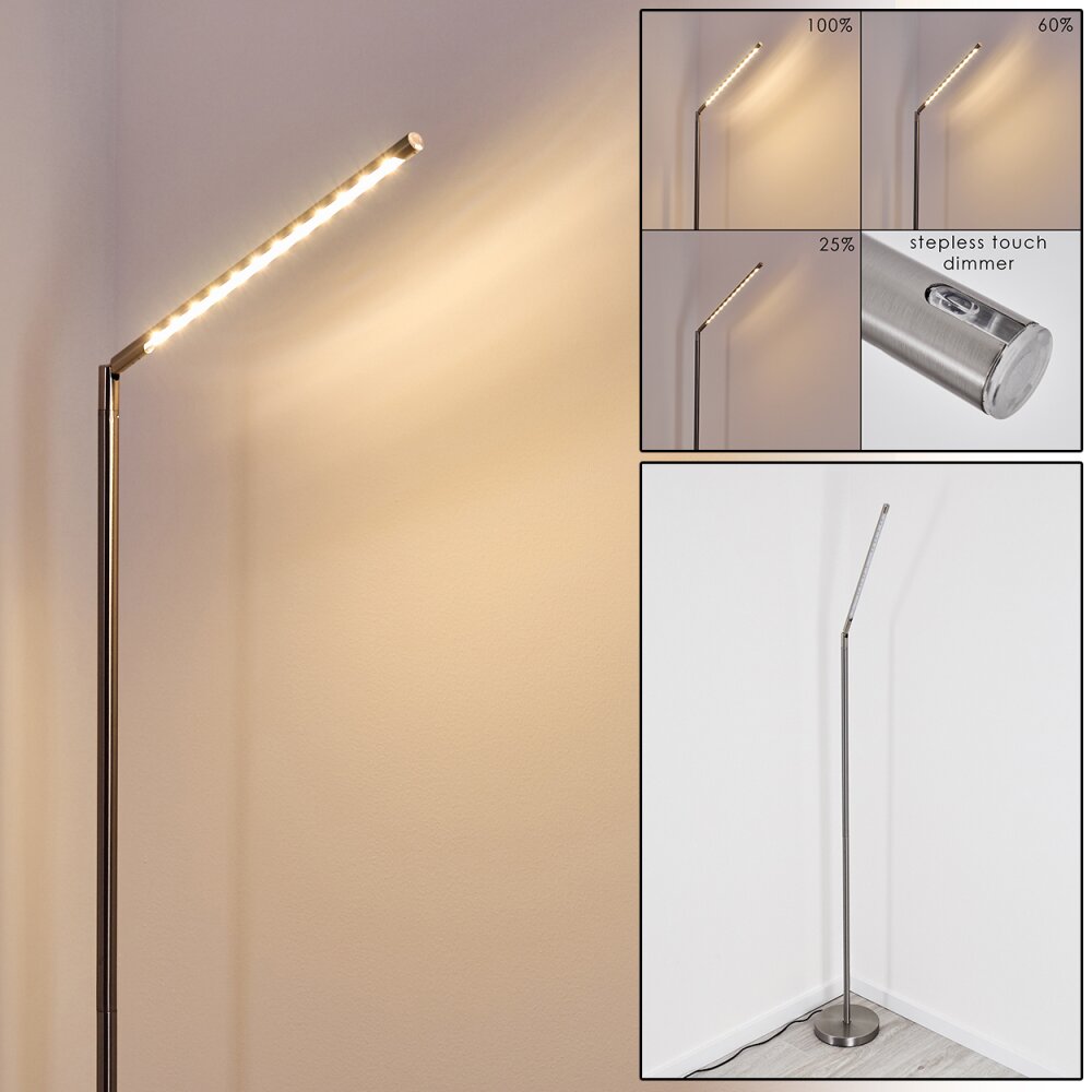Deje Stehleuchte LED Nickel-Matt, 1-flammig main product photo