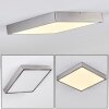 Broglen Deckenpanel LED Nickel-Matt, 1-flammig