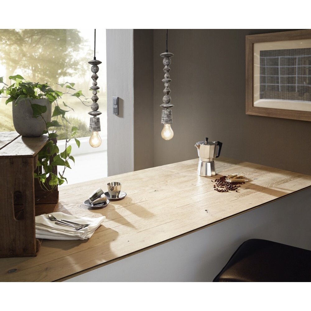 Eglo AVOLTRI Hängeleuchte Schwarz, 1-flammig main product photo