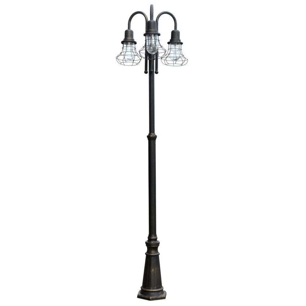 Eco Light Kandelaber BIRD Braun, Braun, Gold, Gold, 3-flammig main product photo