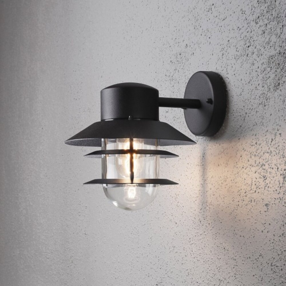 Konstsmide Modena Wandleuchte Schwarz, 1-flammig main product photo