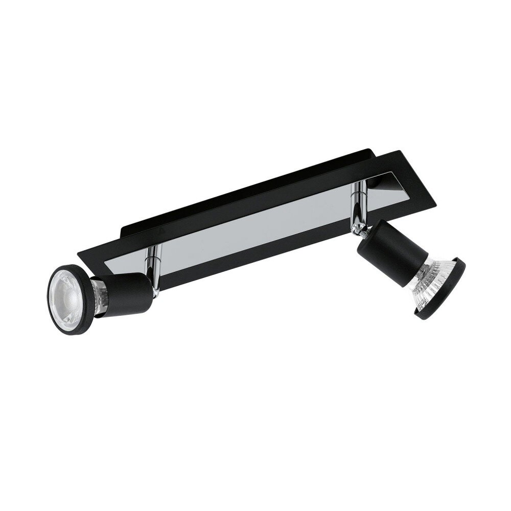Eglo SARRIA Deckenspot LED Chrom, Schwarz, 2-flammig main product photo