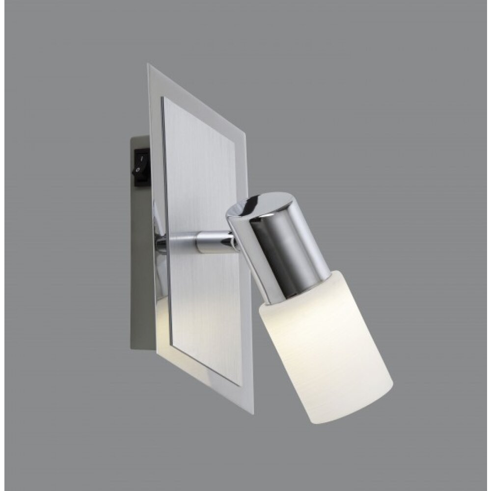Trio Leuchten CLAPTON Wandleuchte LED Aluminium, Chrom, Edelstahl, 1-flammig main product photo