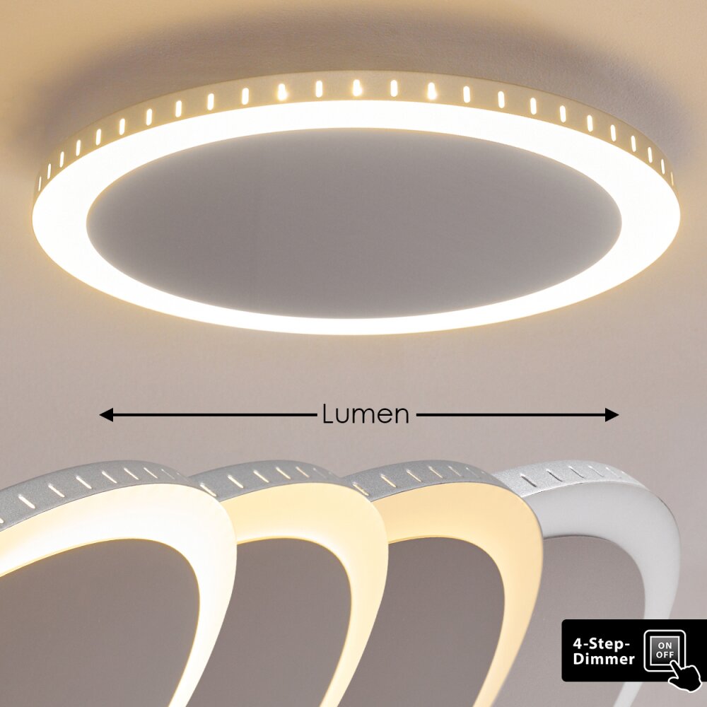 Aitrach Deckenleuchte LED Silber, 1-flammig main product photo