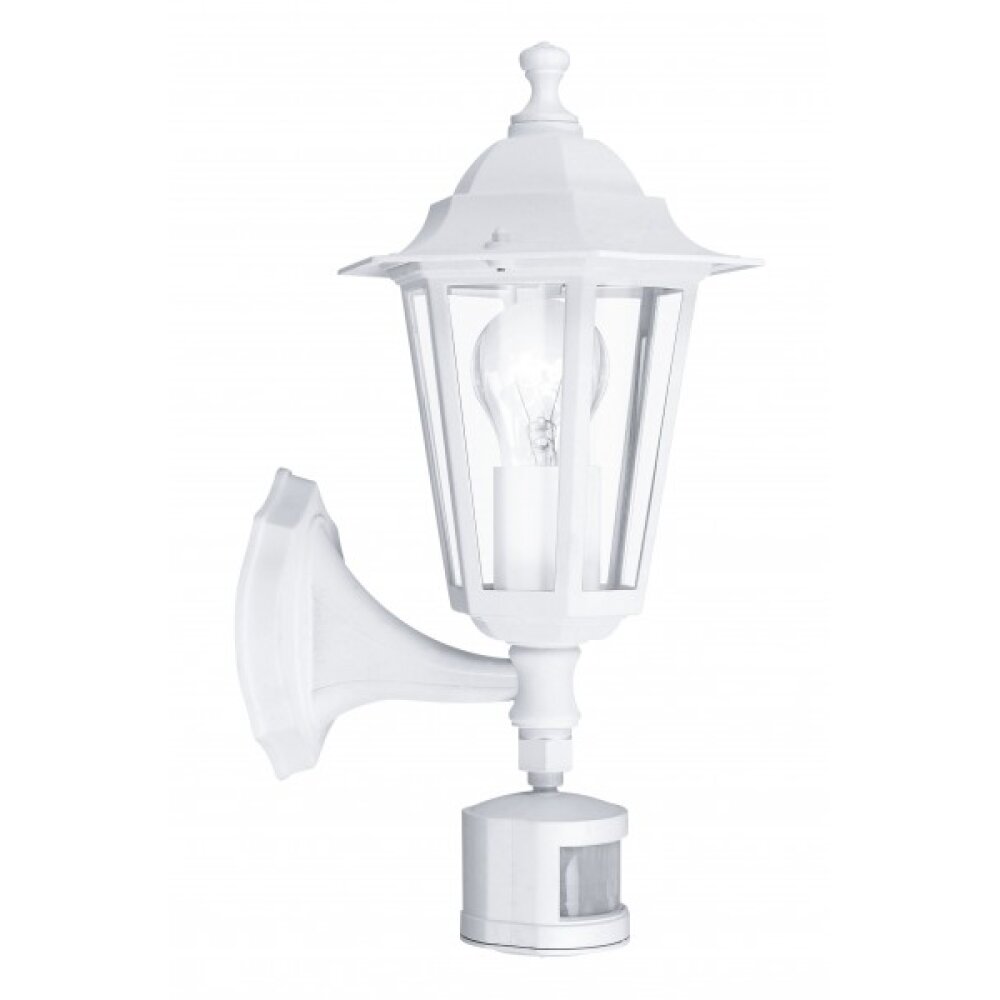 Eglo LATERNA 5 Außenwandleuchte Weiß, 1-flammig, Bewegungsmelder main product photo