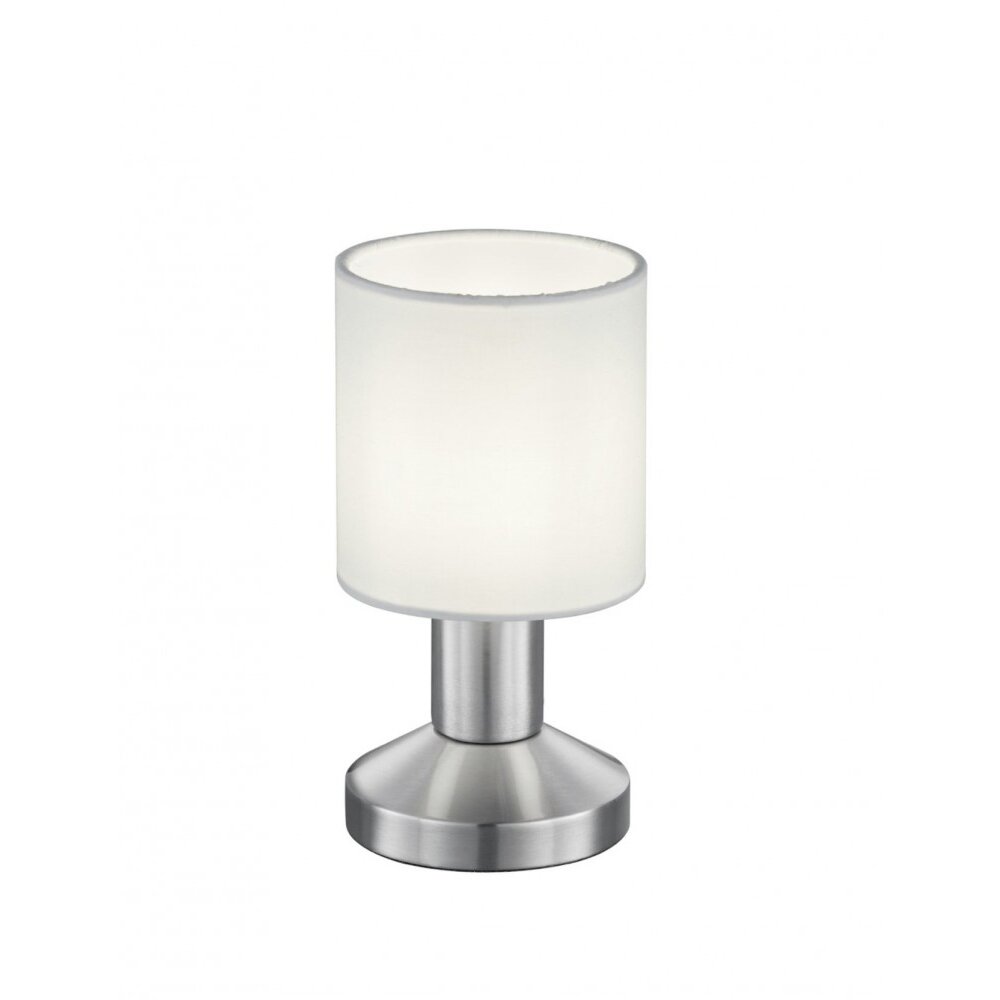 Trio Leuchten GARDA Tischleuchte Nickel-Matt, 1-flammig main product photo