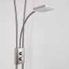 Kimba Deckenfluter LED Nickel-Matt, 3-flammig