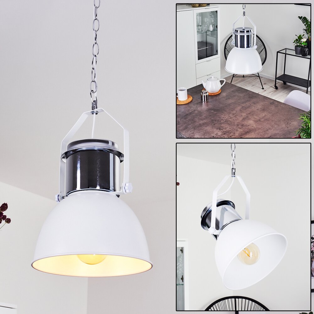 Fieberbrunn Hängeleuchte Weiß, 1-flammig main product photo