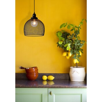 Lucide MESH Pendelleuchten Schwarz, 1-flammig Lucide MESH Pendelleuchten Schwarz, 1-flammig