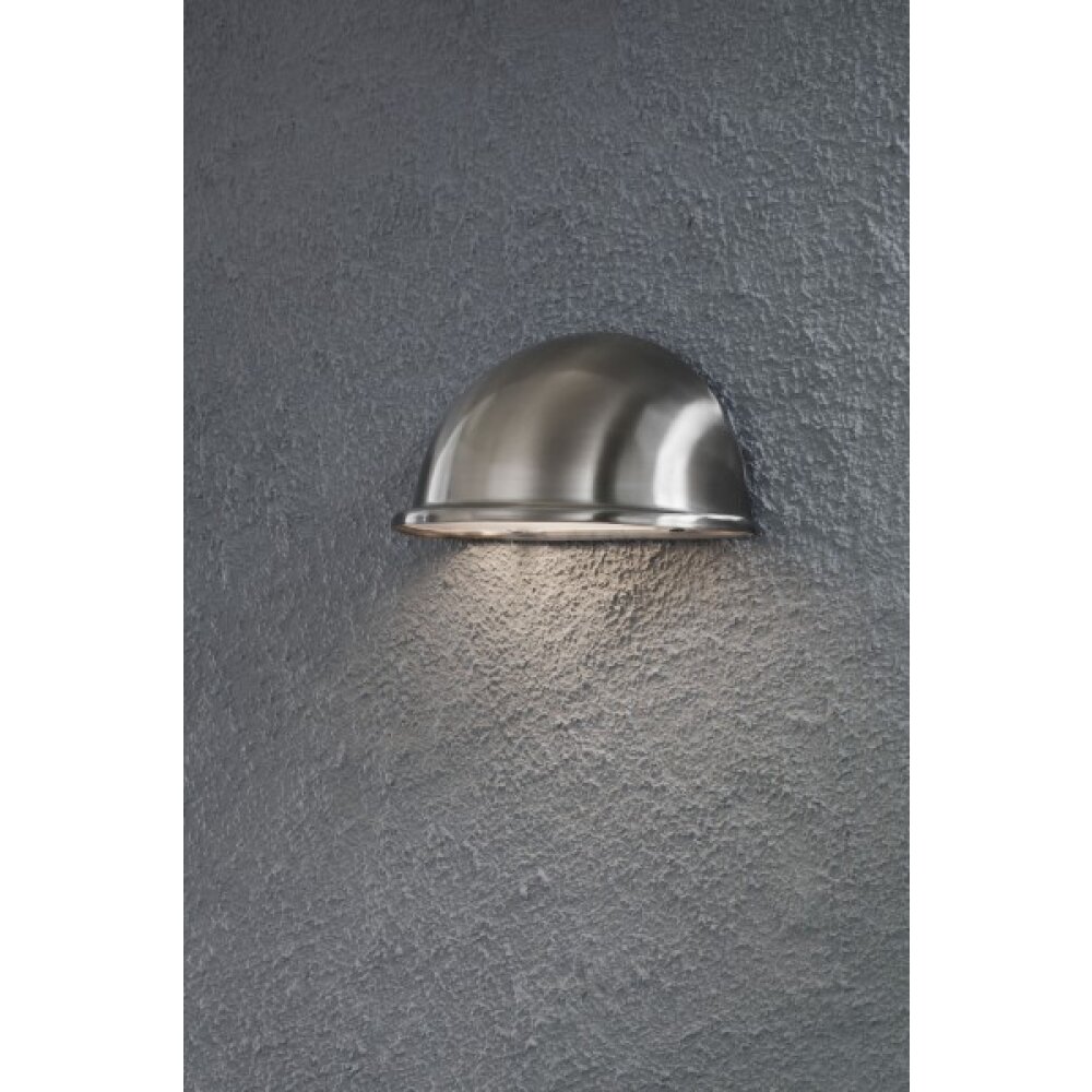 Konstsmide Torino Wandleuchte Edelstahl, 1-flammig main product photo