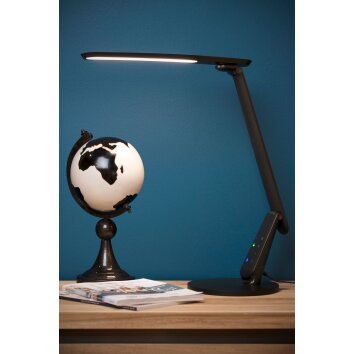 Lucide PRACTICO Schreibtischlampe LED Schwarz, 1-flammig