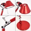 Artemide TOLOMEO MICRO Tischleuchte Rot, 1-flammig