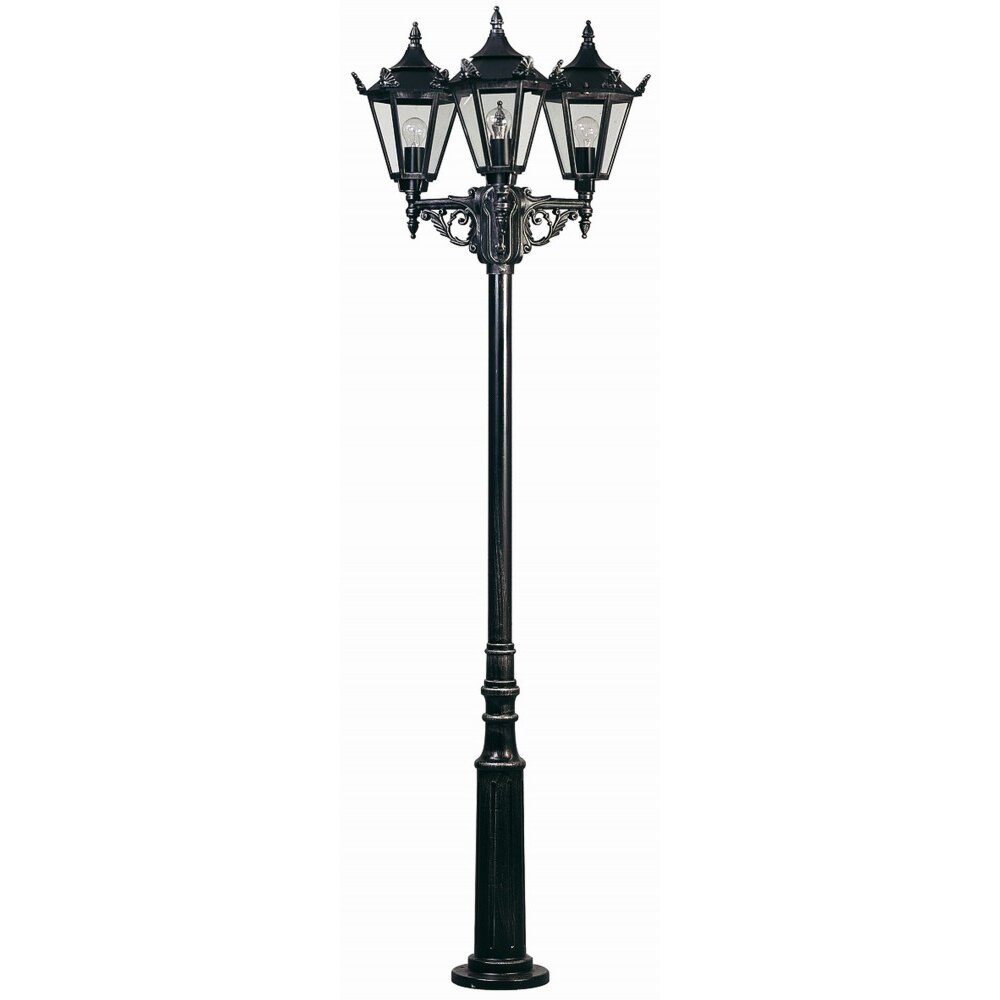 Albert Leuchten 2049 Mastleuchte Schwarz, Silber, 3-flammig main product photo