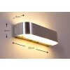 Trio Leuchten ADRIANO Wandleuchte LED Aluminium, 1-flammig