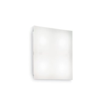 Ideal Lux FLAT Wandleuchte Weiß, 1-flammig