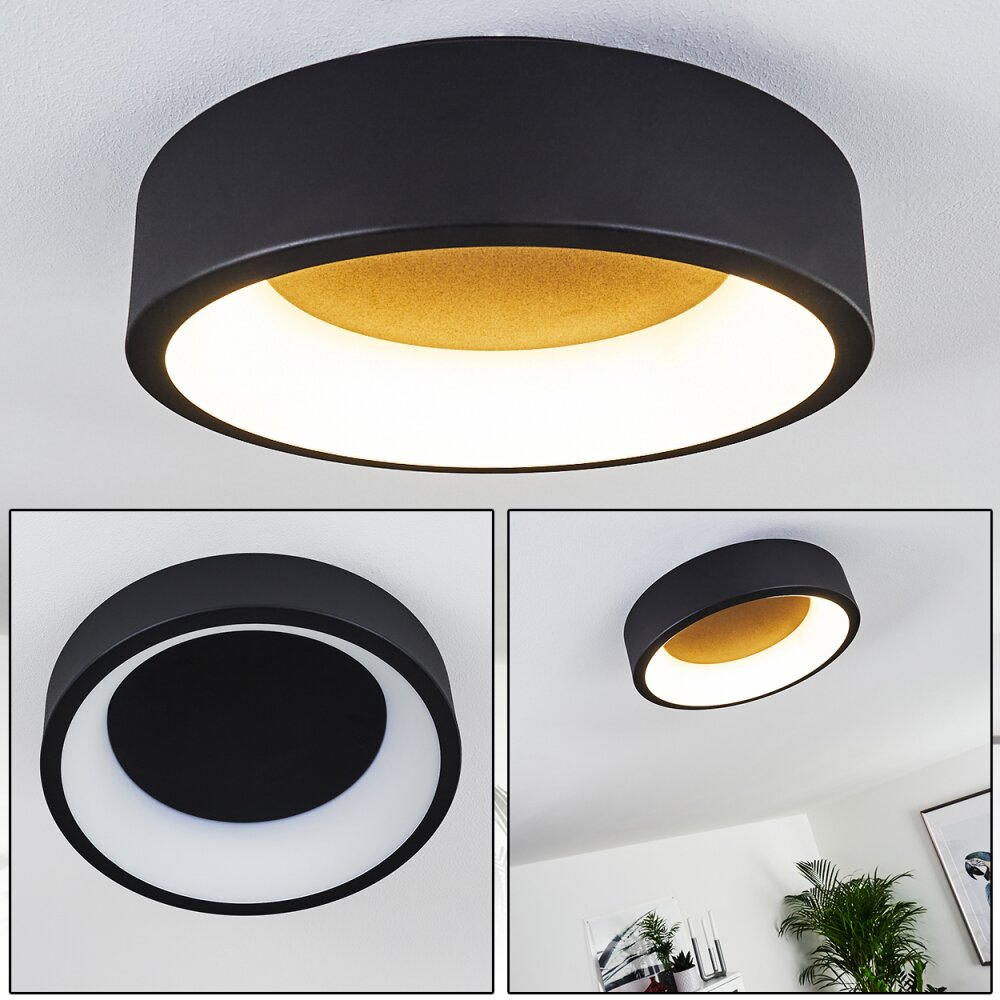 Kampala Deckenleuchte LED Schwarz, 1-flammig main product photo