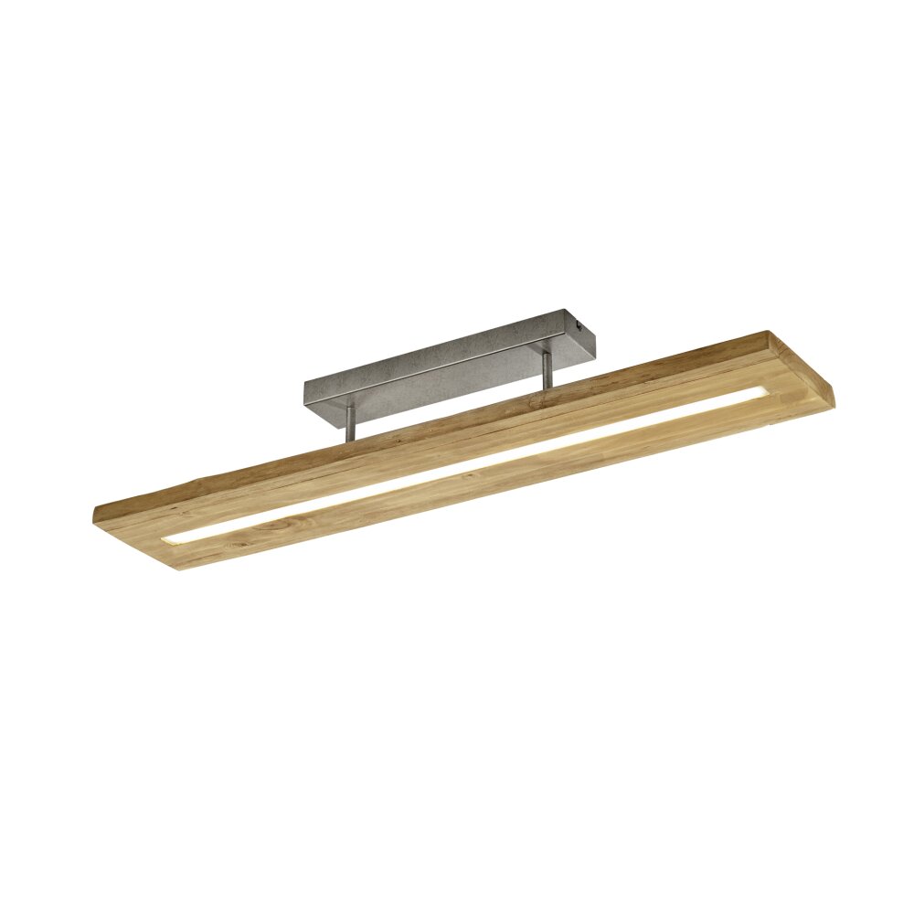 Trio Leuchten Brad Deckenleuchte LED Holz hell, 1-flammig main product photo