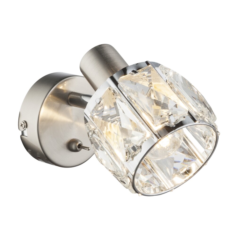 Globo Kris Wandstrahler Nickel-Matt, 1-flammig main product photo