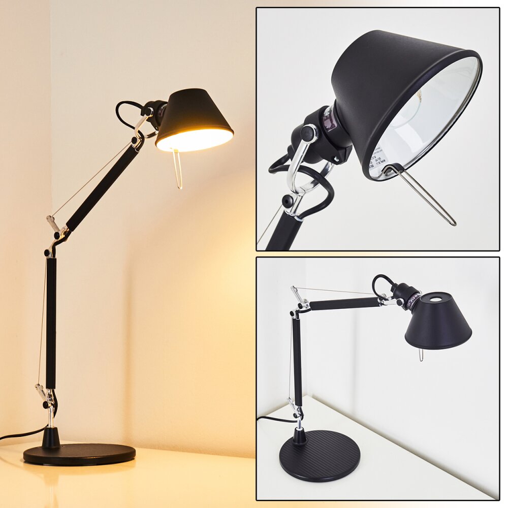 Artemide TOLOMEO MICRO Tischleuchte Schwarz, 1-flammig main product photo