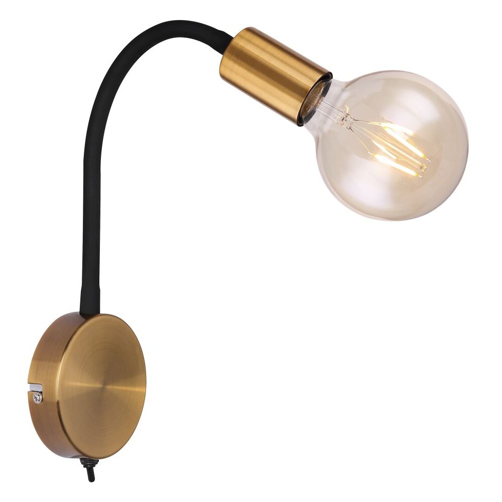 Globo EDDY Wandleuchte Gold, 1-flammig main product photo