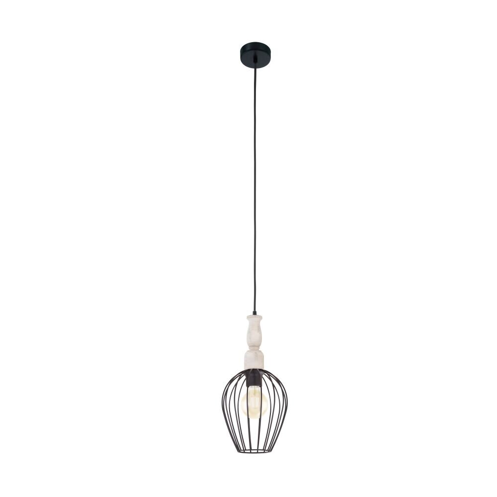 Eglo NORHAM Hängeleuchte Schwarz, 1-flammig main product photo