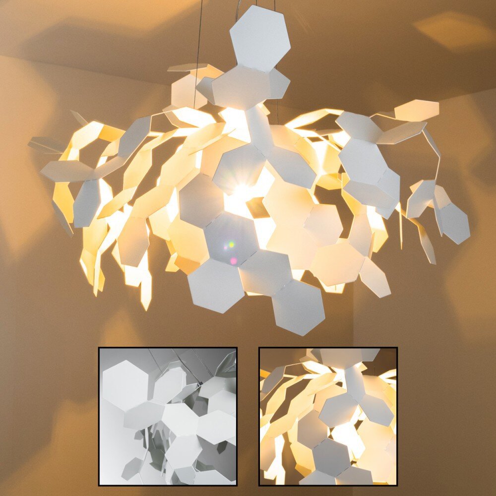 Zava Luce Andromeda Pendelleuchte Weiß, 1-flammig main product photo