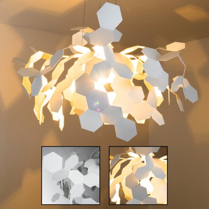 Zava Luce Andromeda Pendelleuchte Weiß, 1-flammig