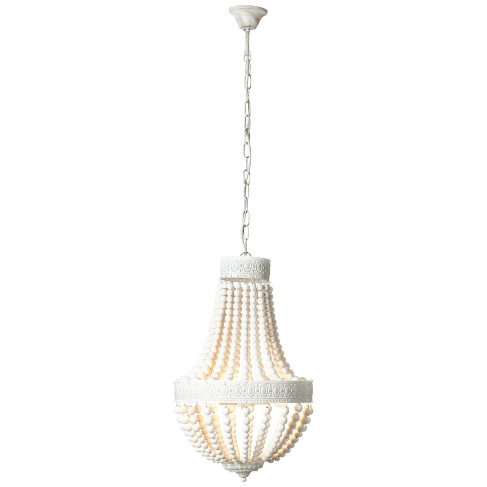 Brilliant Liba Kronleuchter Weiß, 3-flammig main product photo