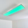 Antria LED Panel Weiß, 1-flammig, Fernbedienung, Farbwechsler