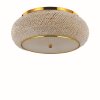 Ideal Lux PASHA  Deckenleuchte Gold, Kristalloptik, 10-flammig