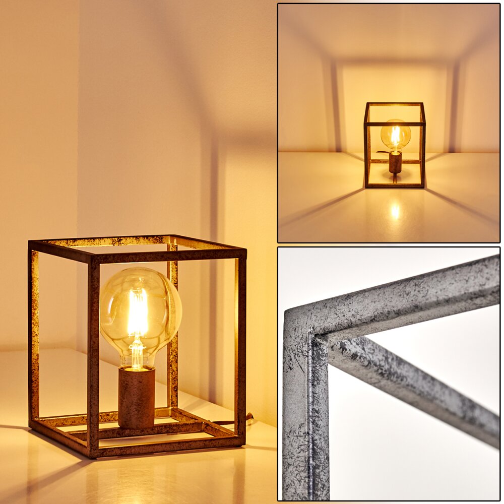 Voordorp Tischleuchte Grau, Silber, 1-flammig main product photo