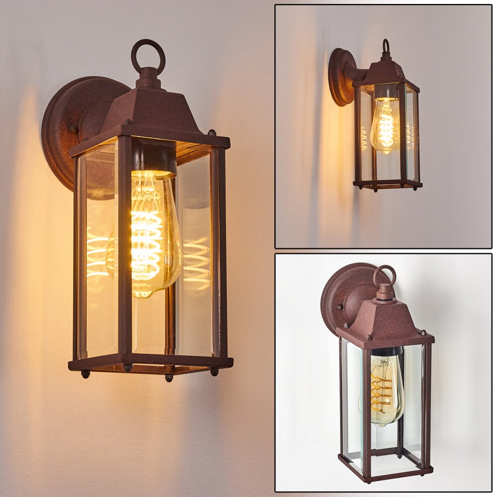 Hialeah Außenwandleuchte Rostfarben, 1-flammig main product photo