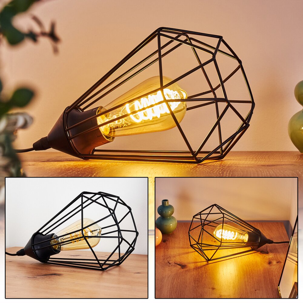 Cenova Tischleuchte Schwarz, 1-flammig main product photo