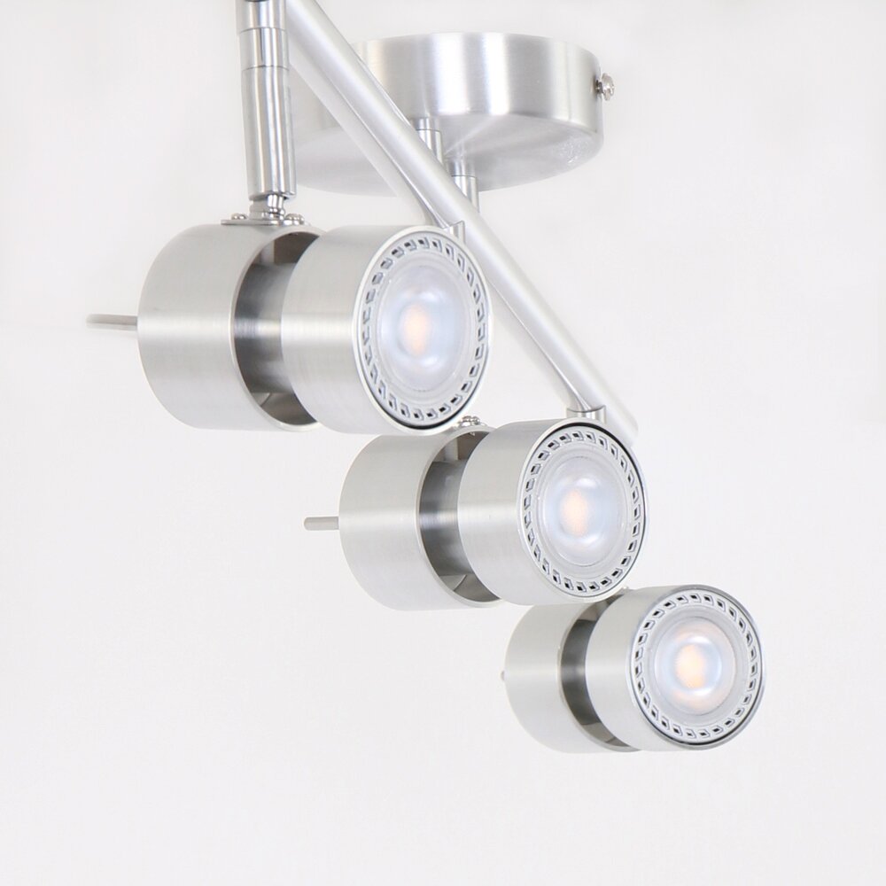 Steinhauer Natasja Deckenleuchte LED Edelstahl, 3-flammig main product photo