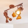 Lichinga Deckenstrahler Rostfarben, 2-flammig