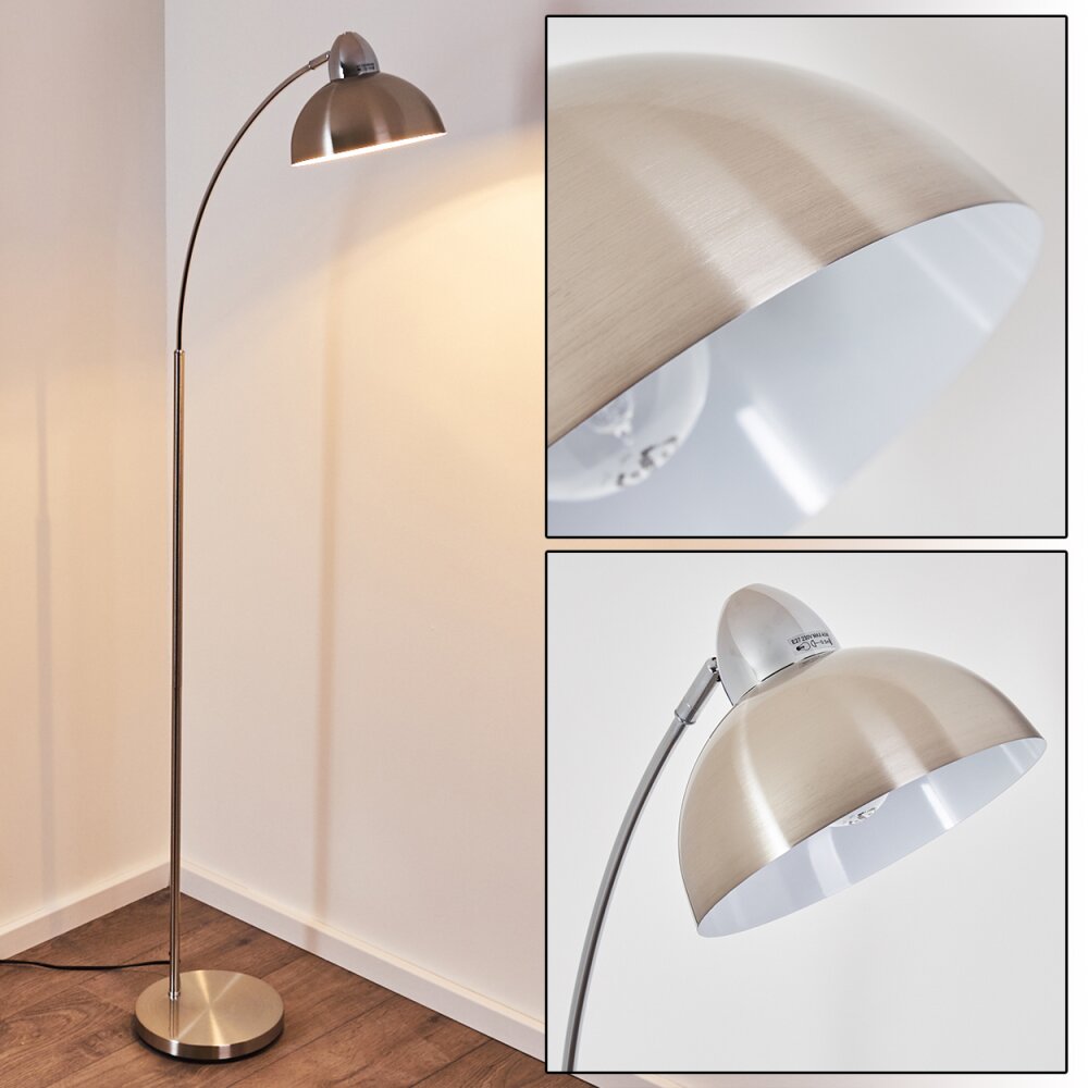 Poitou Stehleuchte Nickel-Matt, 1-flammig main product photo