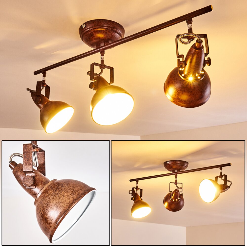 Tina Deckenleuchte Rostfarben, 3-flammig main product photo