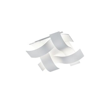 Trio Leuchten RUBY Deckenleuchte LED Weiß, 1-flammig Trio Leuchten RUBY Deckenleuchte LED Weiß, 1-flammig