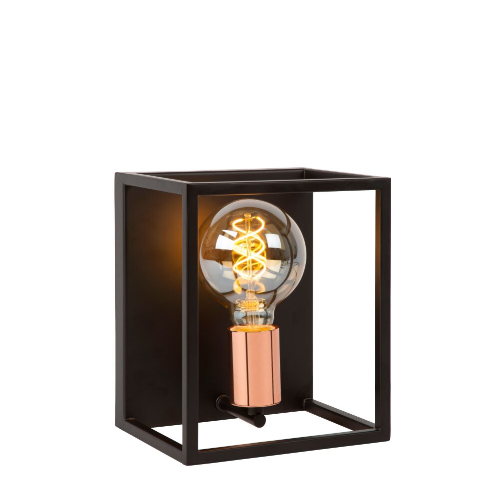Lucide ARTHUR Wandleuchte Schwarz, 1-flammig main product photo